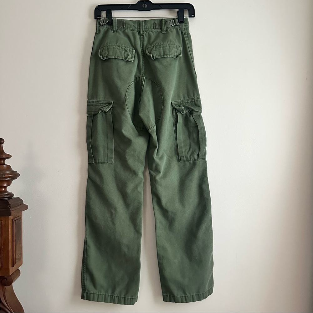 John Galt Green Cargo Straight Leg Pants - Picture 6 of 9